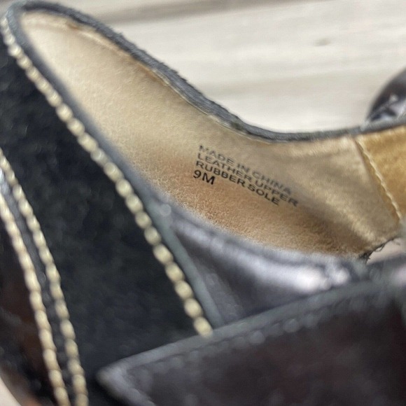 Michael Kors Astor Quarter Strap Heels Women's Black Silver Studs 9 - Picture 6 of 8